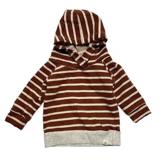 Lulu & Roo Hoodie & Jogger Pants Set Baby Toddler Size 3 - 6 Months Striped Red - Picture 3 of 4